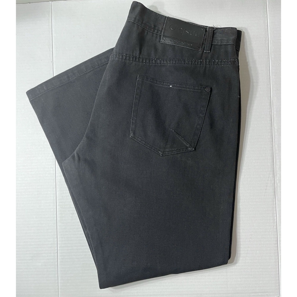 Orisue Jeans Men's 42x29.5 Black‎ Classic Fit Buttonfly Vintage Y2K